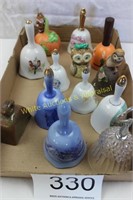 Group of (13) Misc. Ceramic / Glass Bells