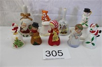 Ceramic Christmas Theme Bells (9)