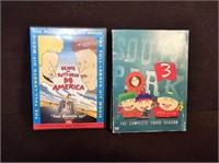 SOUTHPARK & BEAVIS AND BUTTHEAD DVD'S