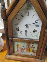 Vtg. Gilbert Steeple Key Clock w/Key