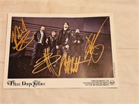 3 Days Grace Signed Photo