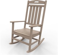 Outdoor Rocking Chair  High Back  365Lbs Support