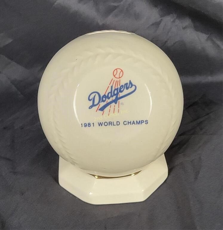 1981 Mlb Dodgers Ceramic Bank