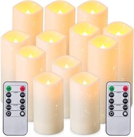 Flameless Candles, Led Candles Set of 12(D 2.1" X