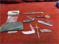 Vintage pocket knife lot.