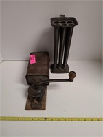 Vintage King Coffee Mill and Candle Stick Mold