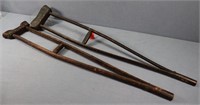 Pr. Victorian Era Crutches