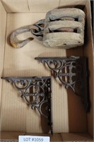 VTG CORNER BRACKETS AND BARN PULLEY