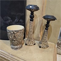 Eclectic Pillar Candle Holders & Waste Bin NOTES