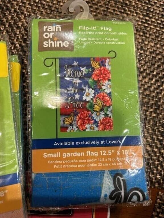 Rain or Shine Small Garden Flag 12.5 x 18 inches