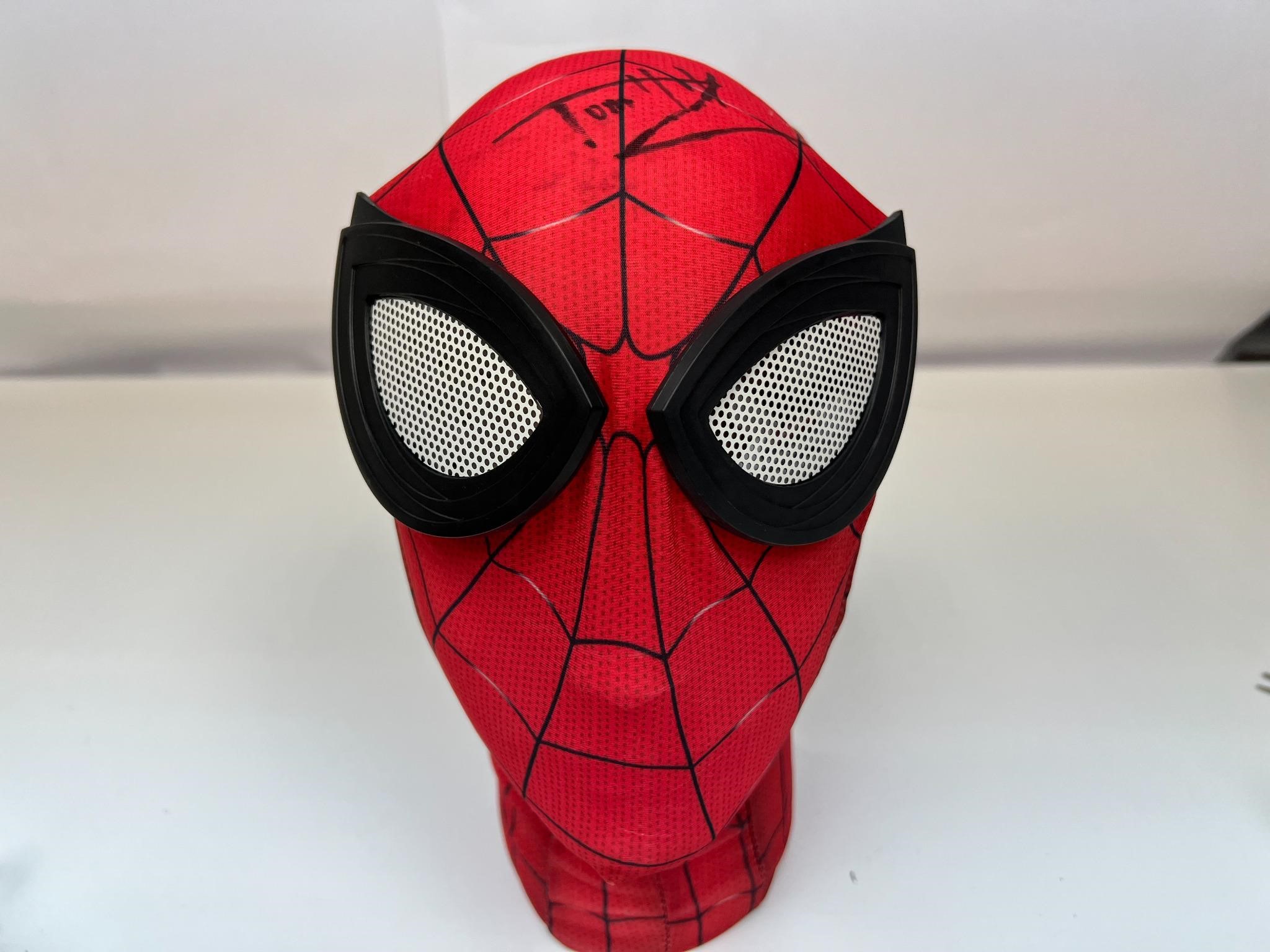 Autograph COA Spiderman Mask