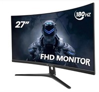 Capstone Technology Curved Gaming Monitor, 27inch