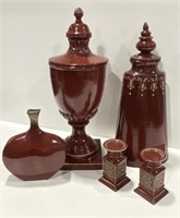 Decorative Ceramic Vase, Urns, Candle Sticks