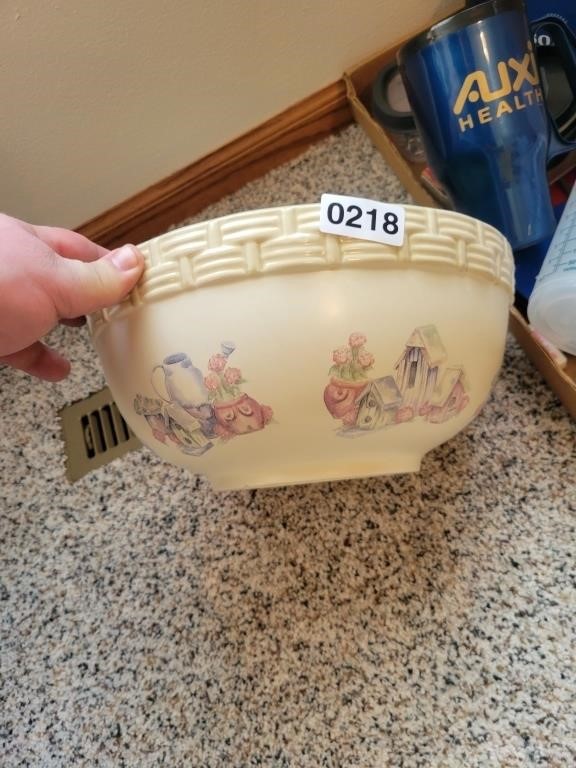 Sonoma Planter Floral Mixing Bowl