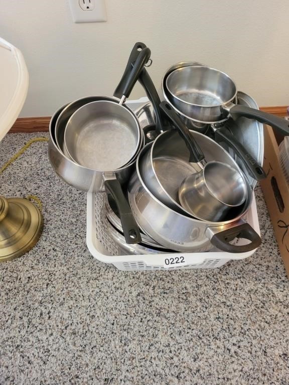 Lot of Pots & Pans, Revere