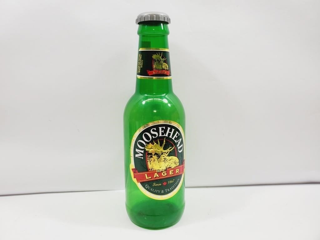 Huge Moosehead Beer Lager Plastic Bottle