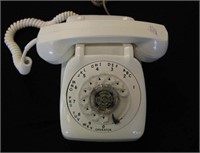 Vintage White Rotary Phone