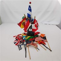 Group Of  Small National Flags