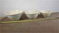 STONEWARE MIXING BOWL SET