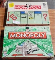 TWO MONOPOLY BOARD GAMES