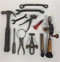 Lot of 11 Vintage Tools