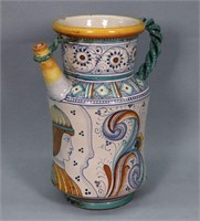 19th C. Continental Faience Pitcher