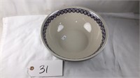Polish pottery 9" serving bowl