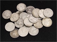 LOT OF (23) SILVER QUARTERS