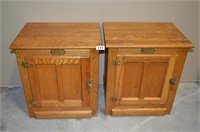 Ice box end table or night stands