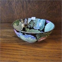 Chinese Painted Porcelain Water Lilies Bowl