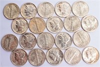 Coin 20 Gem Brilliant Uncirculated Mercury Dimes