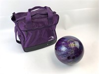 Ebonite Purple Bowling Ball