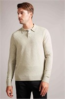 (N) Ted Baker Morar Stitch Knitted Polo Shirt