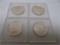 4 Half Dollar coins