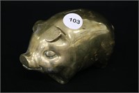 Brass Piggy Bank