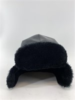 Trapper style hat with faux fur liner size large,