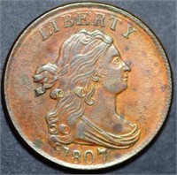 1807 Draped Bust Half Cent