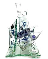 Steve Brewster Signed Glass Sculpture