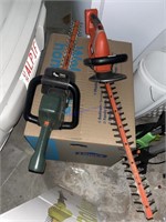 Hedge trimmers, and a pole hedge trimmer