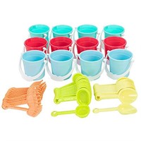 JOYIN Beach Sand Bucket and Shovel Set (12 Sets) f