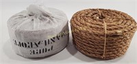 (2) Pure Manila Ropes 1/2" Diameter, 100 FT NIB