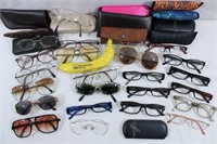 24 Prs. Vtg.& Modern Eye Glasses, Prescrip/Readers