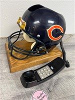 Vintage Chicago Bears telephone full size helmet