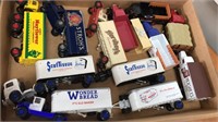 Lot of Diecast Branded Delivery Trucks Hershey’s