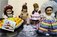 J - LOT OF 4 MADAME ALEXANDER DOLLS (M40)