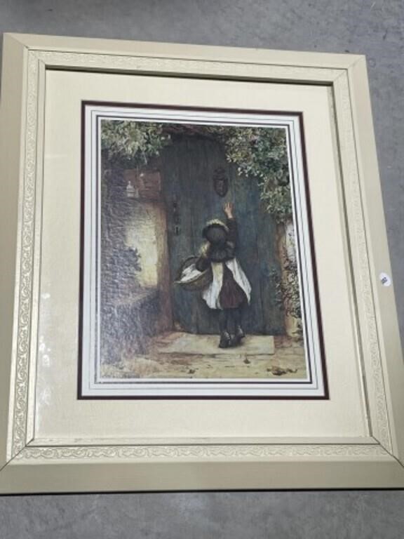 Framed Arthur Hopkins Print, The Visitor