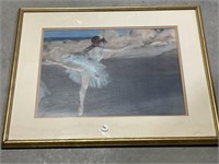 Framed Edgar Degas Print, Dancer On Point