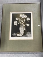 Framed Print, Tulips. See Photos For Artist Name.