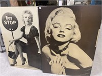 Marilyn Monroe Plak-art Pair of Posters