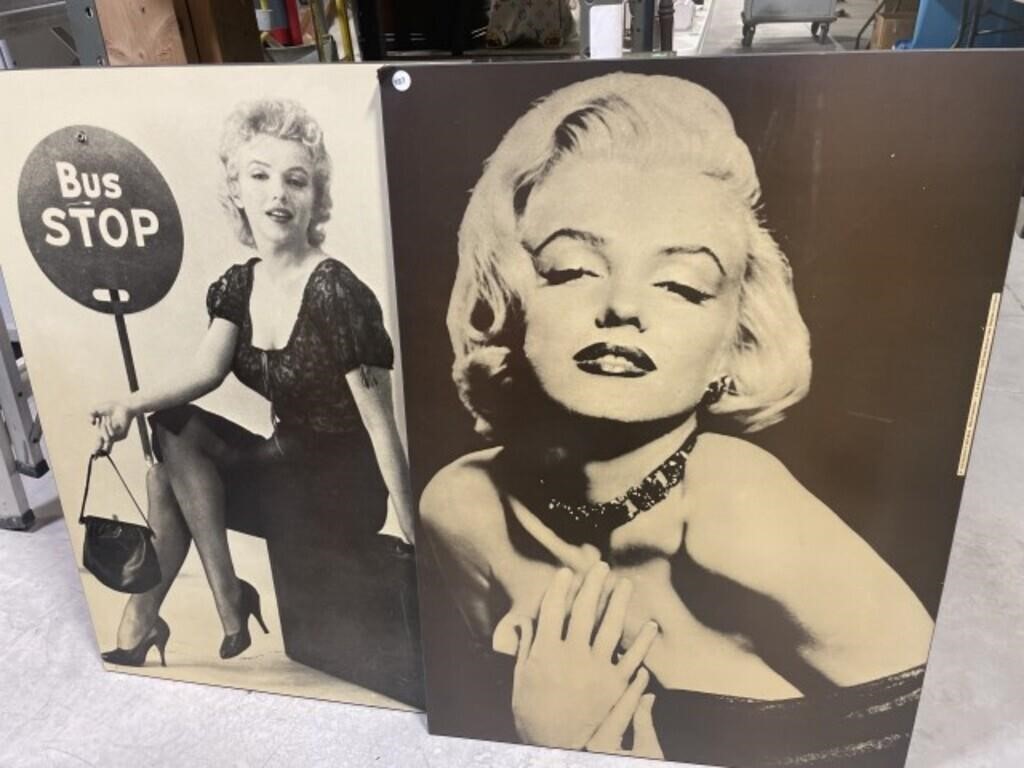 Marilyn Monroe Plak-art Pair Of Posters